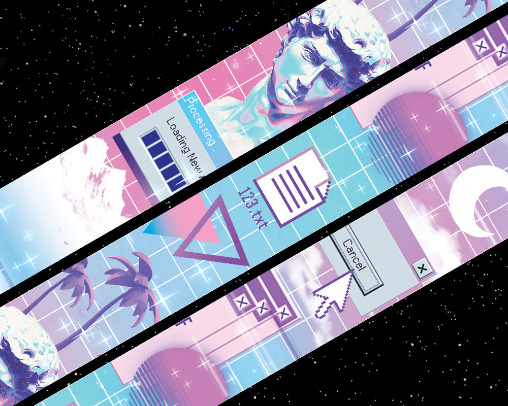 Vaporwave Lanyard