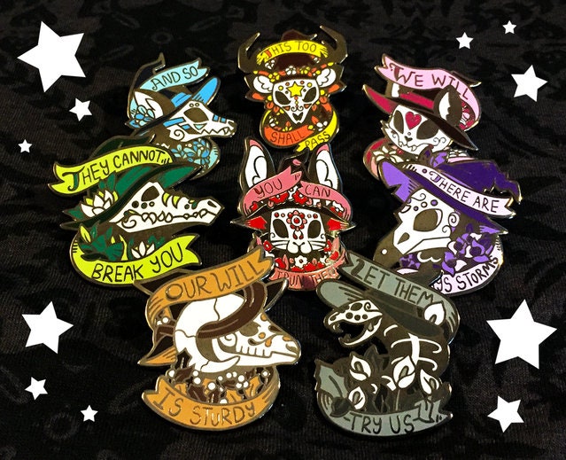 Familiar Feelings "Crocodile" Enamel Pin