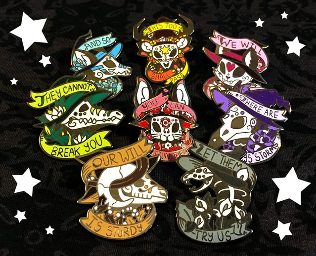 Familiar Feelings "Fox" Enamel Pin