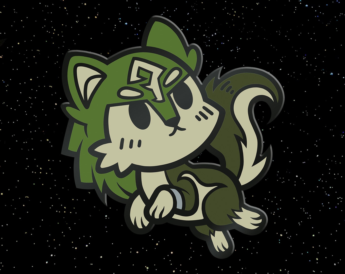 Wolf Link Enamel Pin