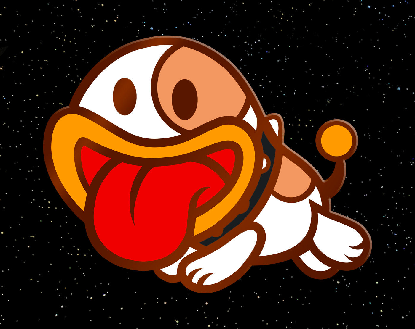 Poochy Enamel Pin