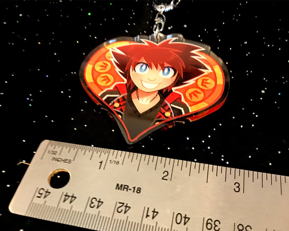 Celeste Double-Sided 2.5" Acrylic Charm