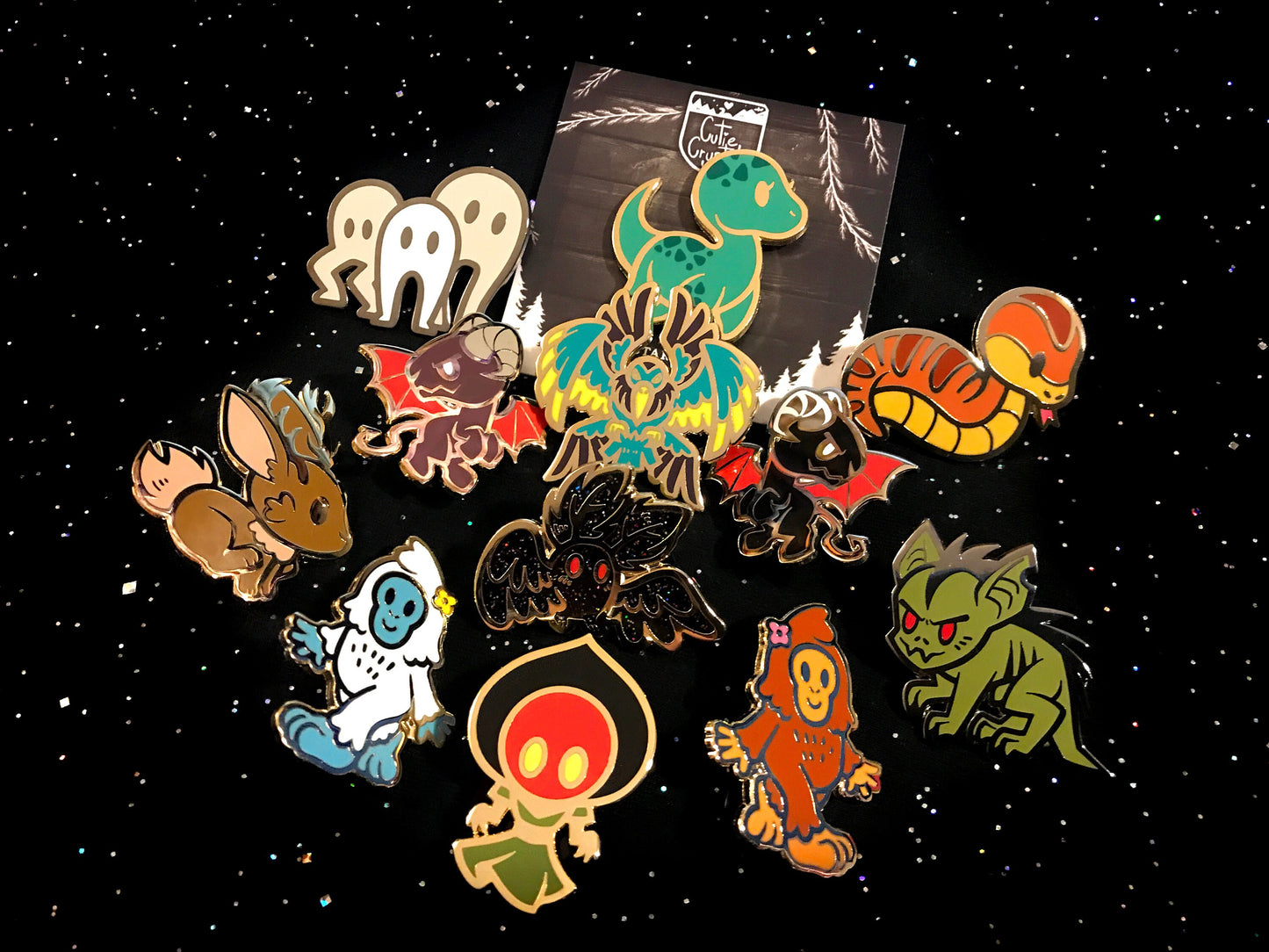 Jackalope Enamel Pin