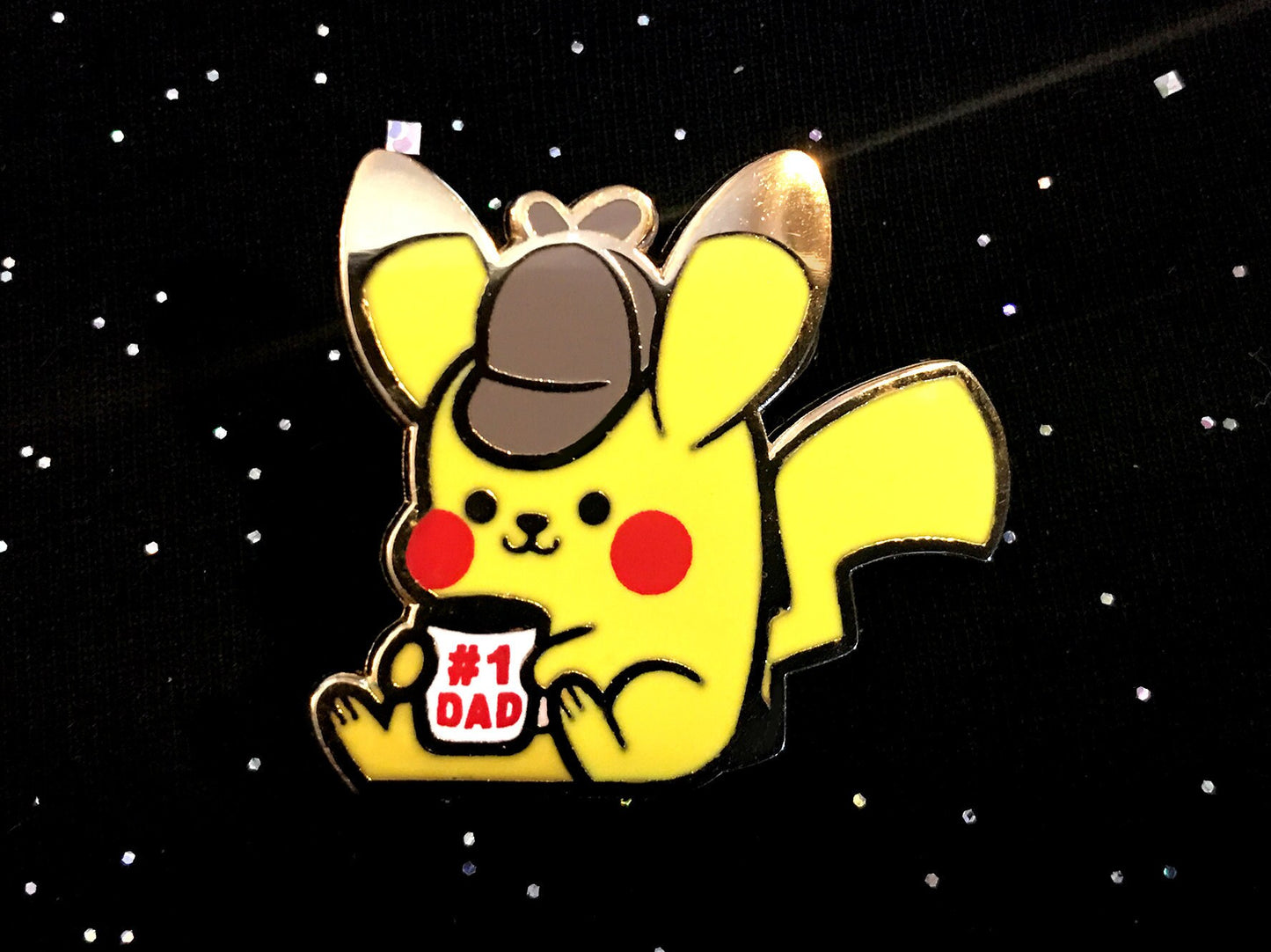 Detective Mouse Enamel Pin