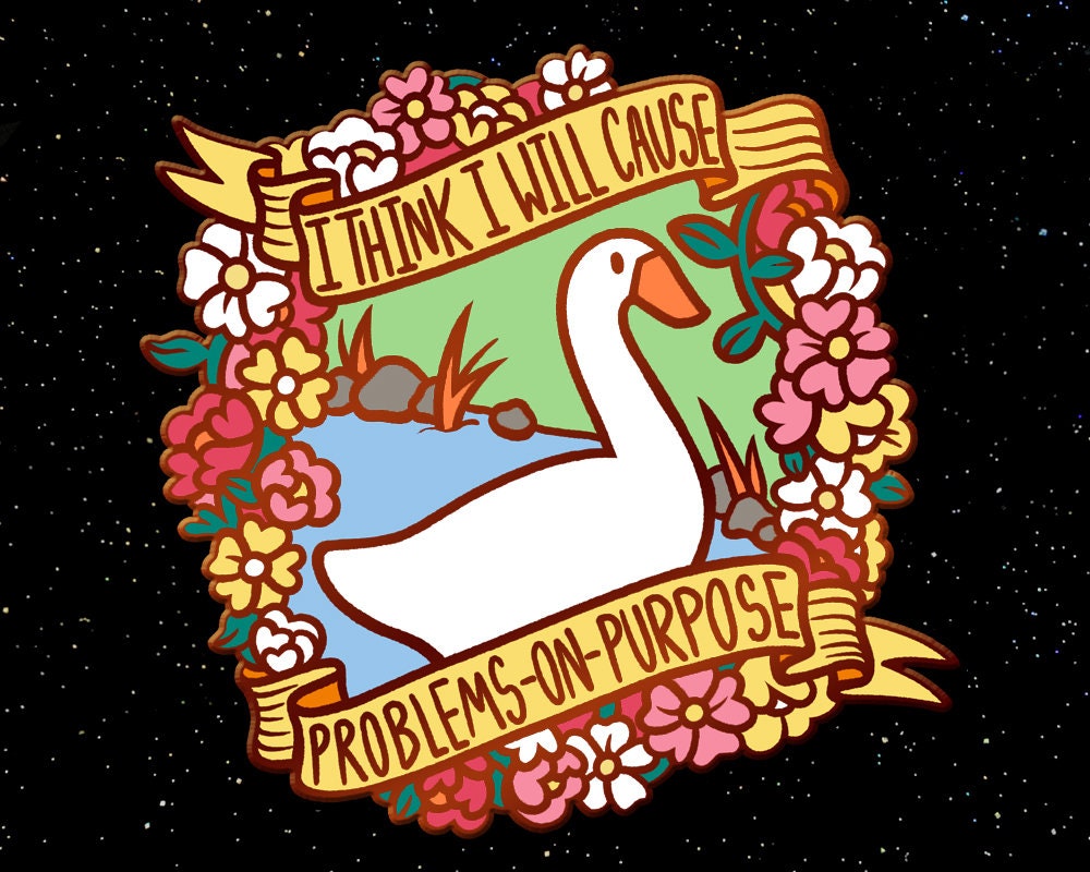 Goose Enamel Pin