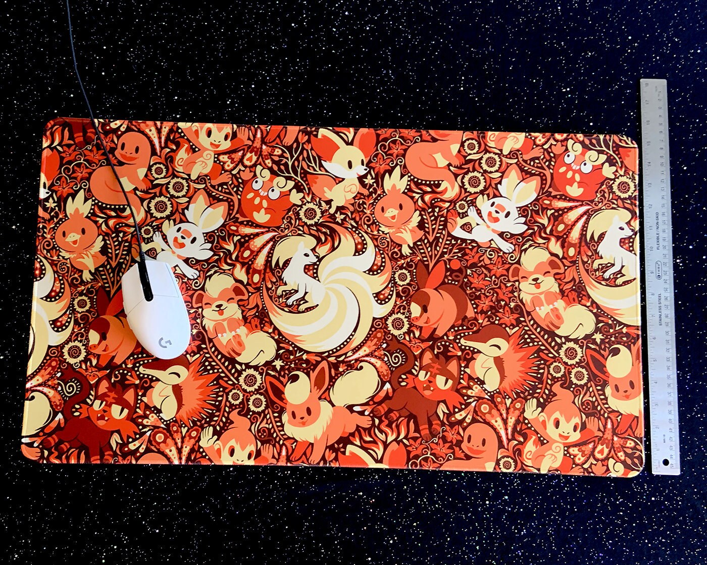 Blast Burn Jumbo Desk Mat