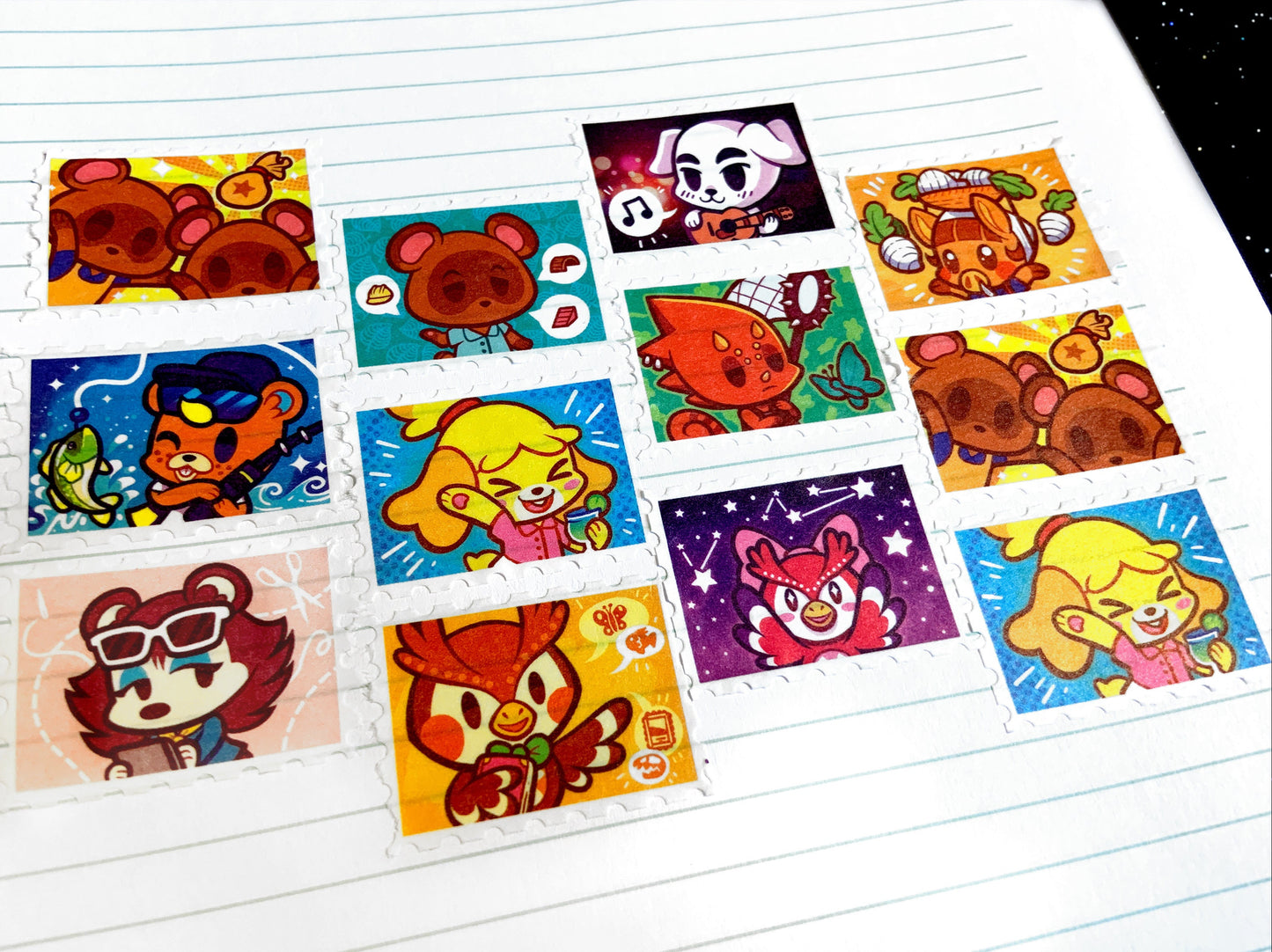 Animal Crossing Stamp Washi Tape