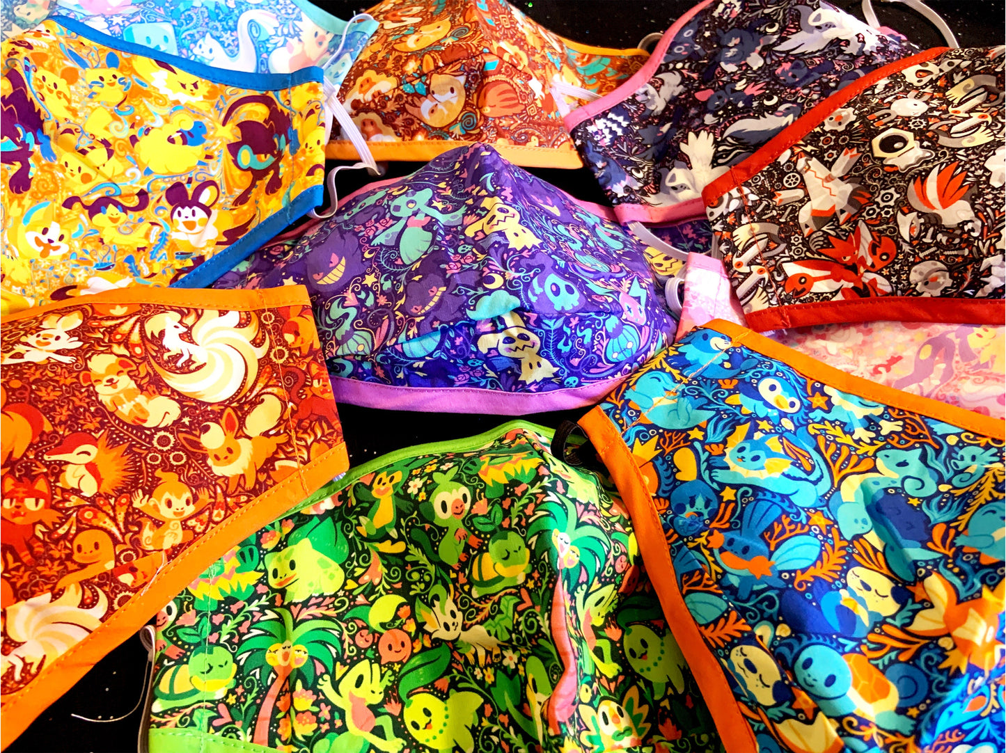 Colorful Cryptids Face Mask