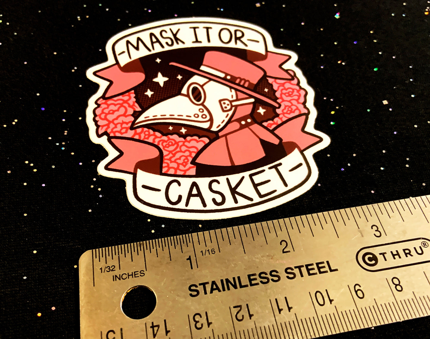 Mask It (Holo) Sticker