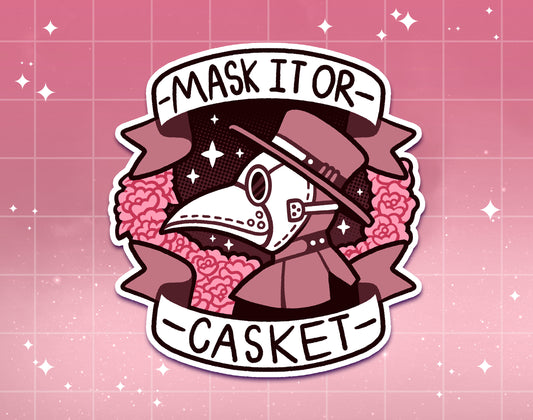 Mask It Sticker