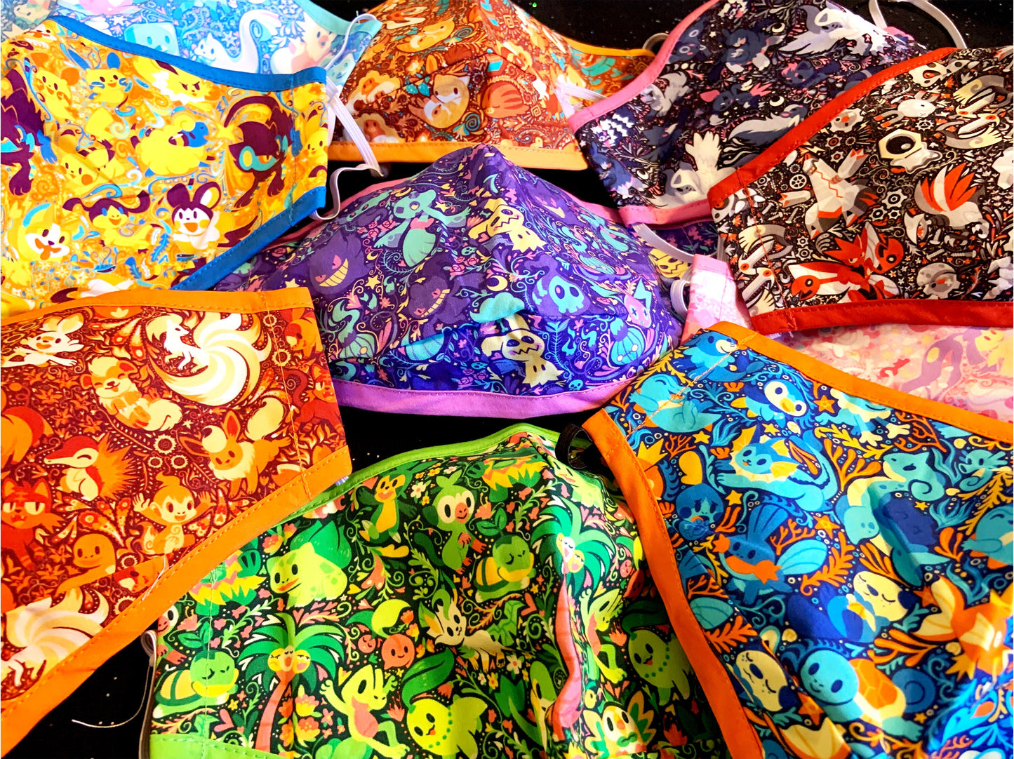 Hisuian Zorua Face Mask