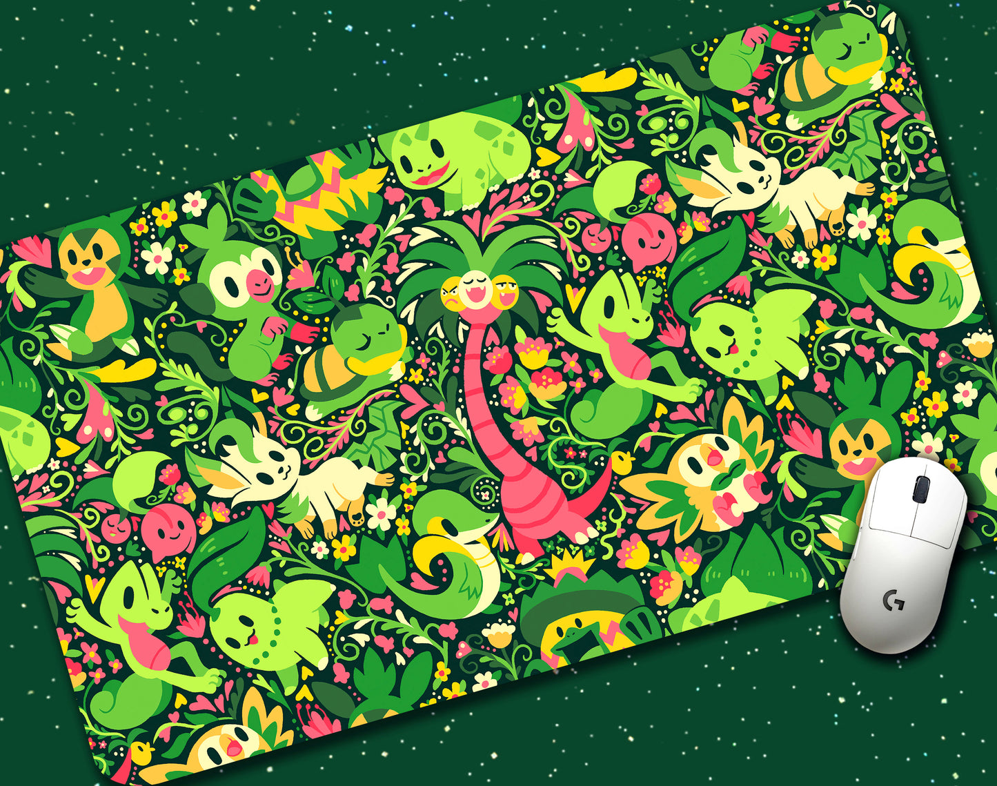 Vine Whip Jumbo Desk Mat