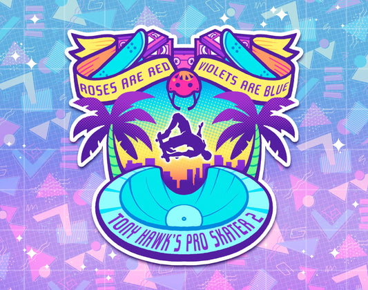 Tony Hawk's Pro-Valentine Sticker
