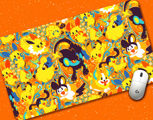 Thunder Wave Jumbo Desk Mat