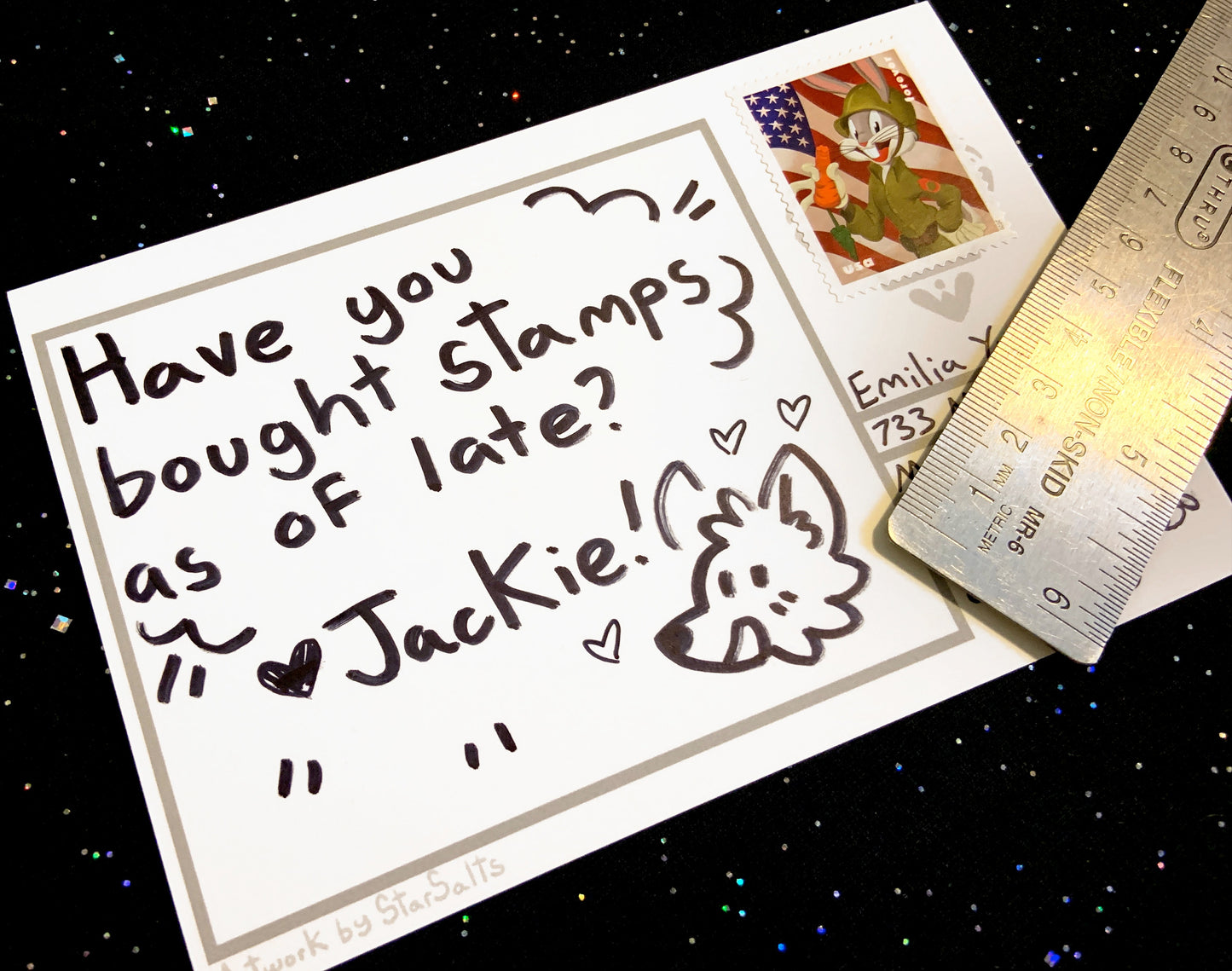 Colorful Cryptids Postcards