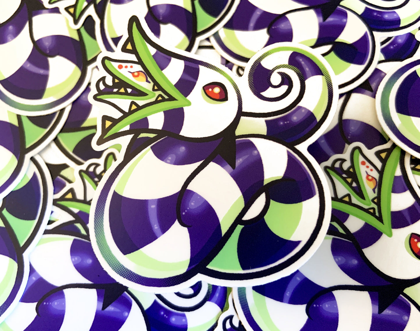 Beetlejuice and Lydia Stickers