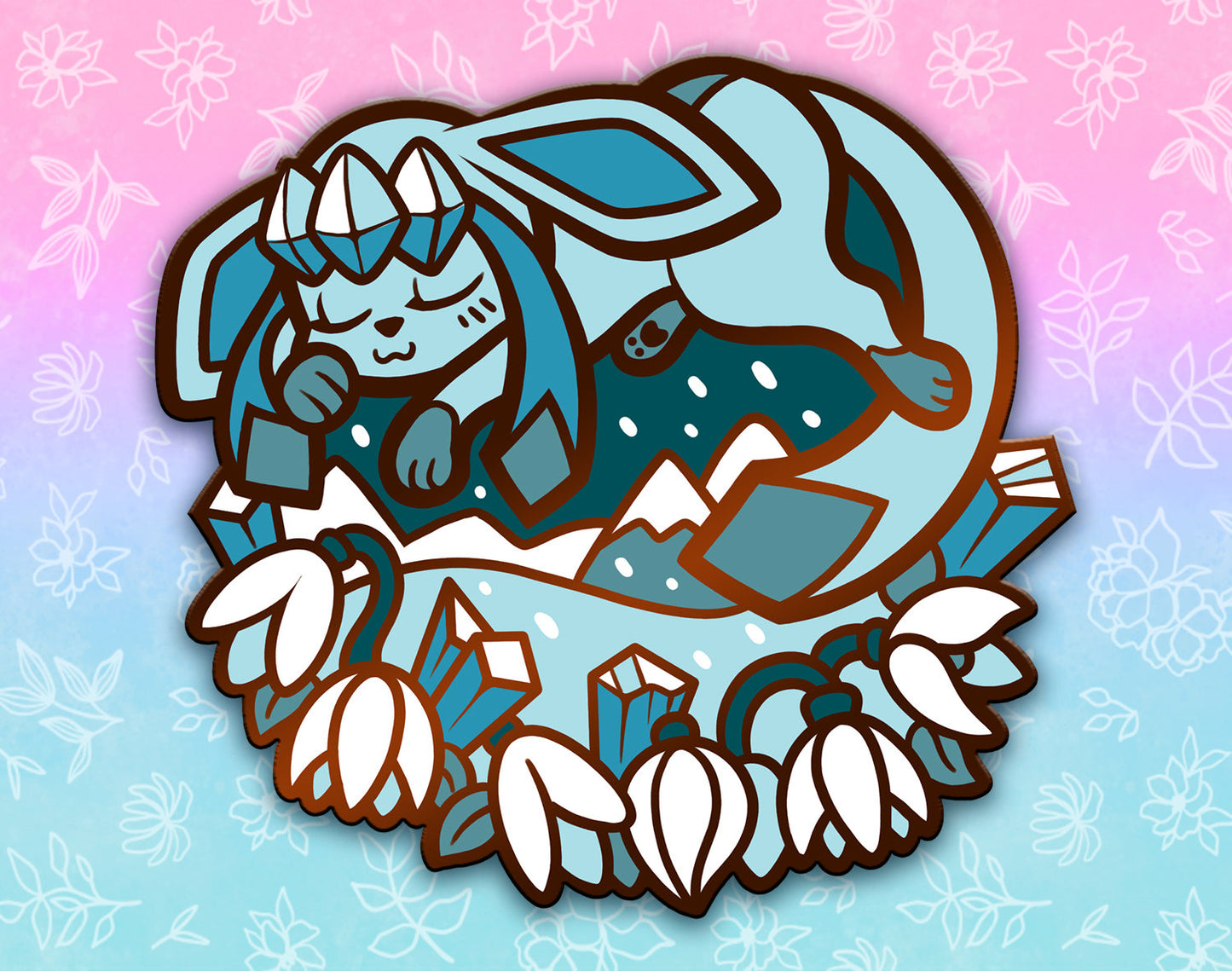 Glaceon Enamel Pin