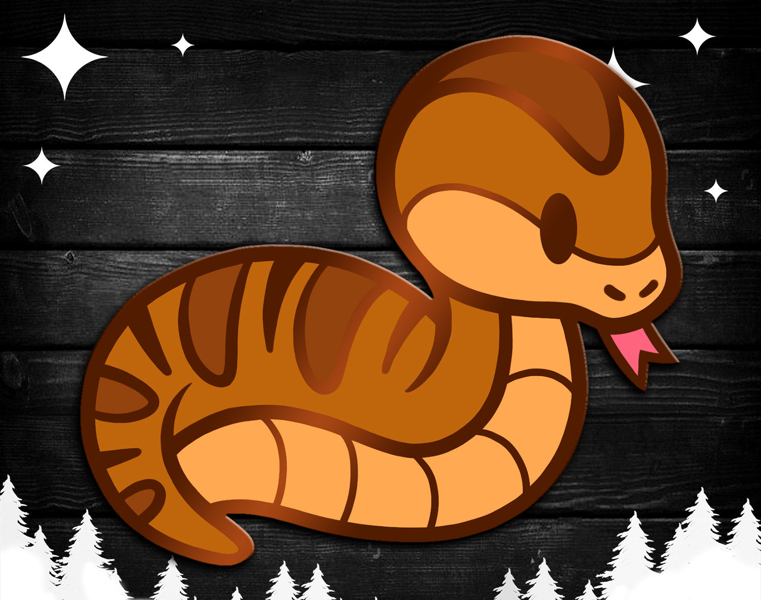 Tsuchinoko Enamel Pin – Star⭑Salts