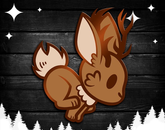 Jackalope Enamel Pin
