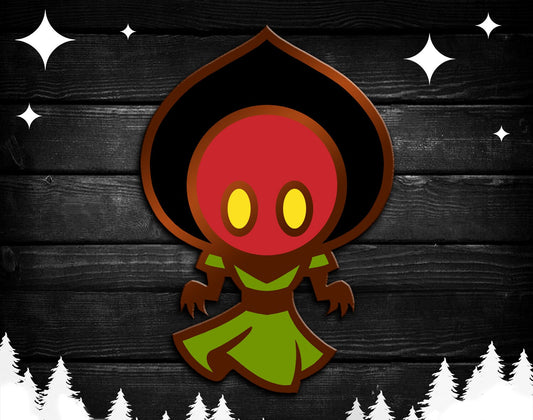 Flatwoods Monster Enamel Pin