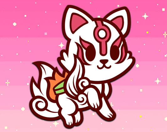 Amaterasu Enamel Pin
