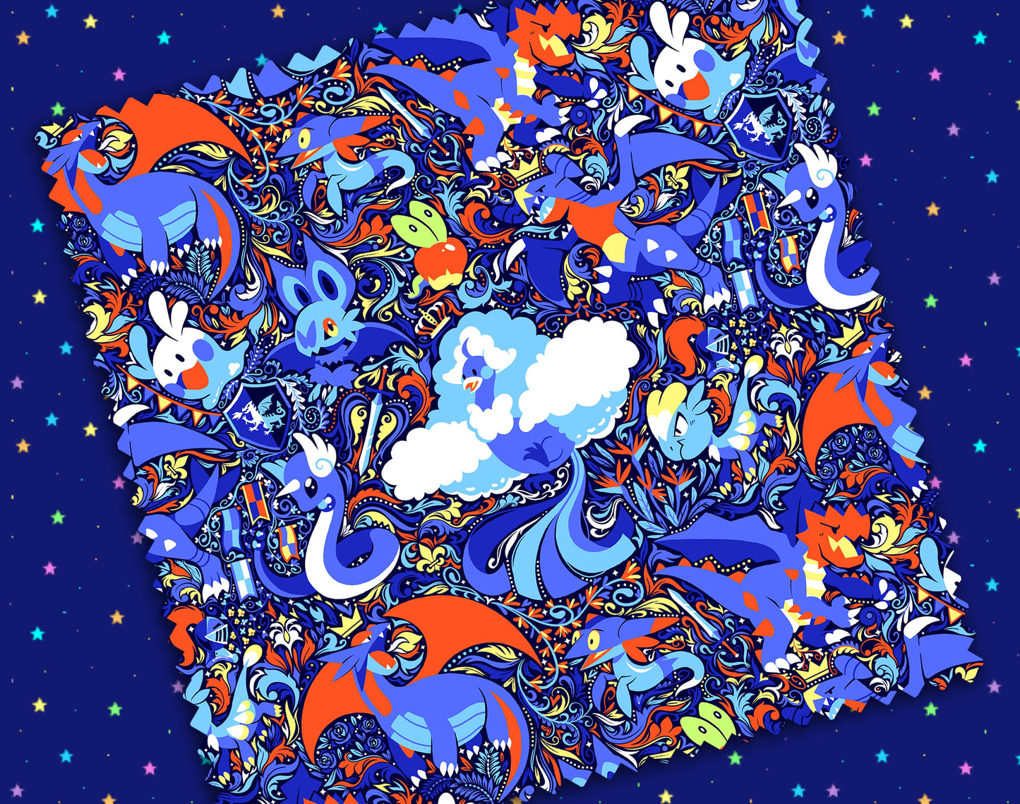 Clanging Scales Microfiber Cloth