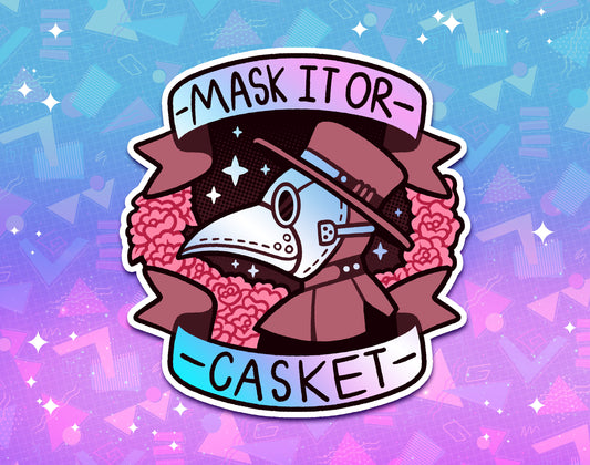 Mask It (Holo) Sticker