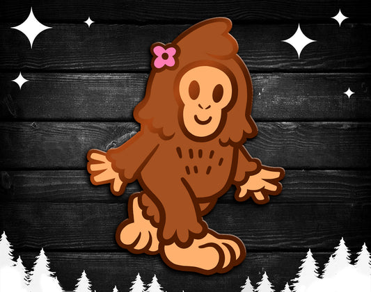 Bigfoot Enamel Pin
