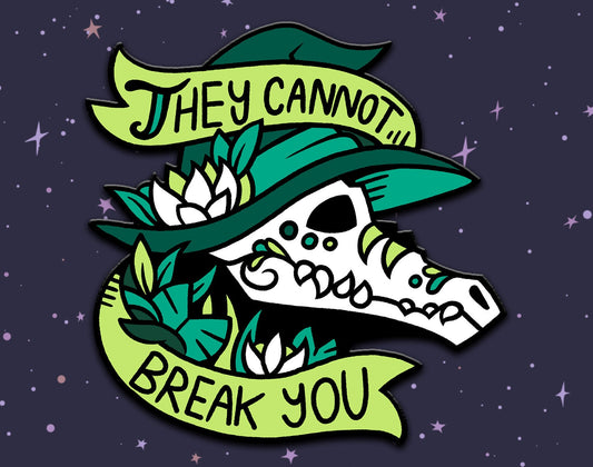 Familiar Feelings "Crocodile" Enamel Pin