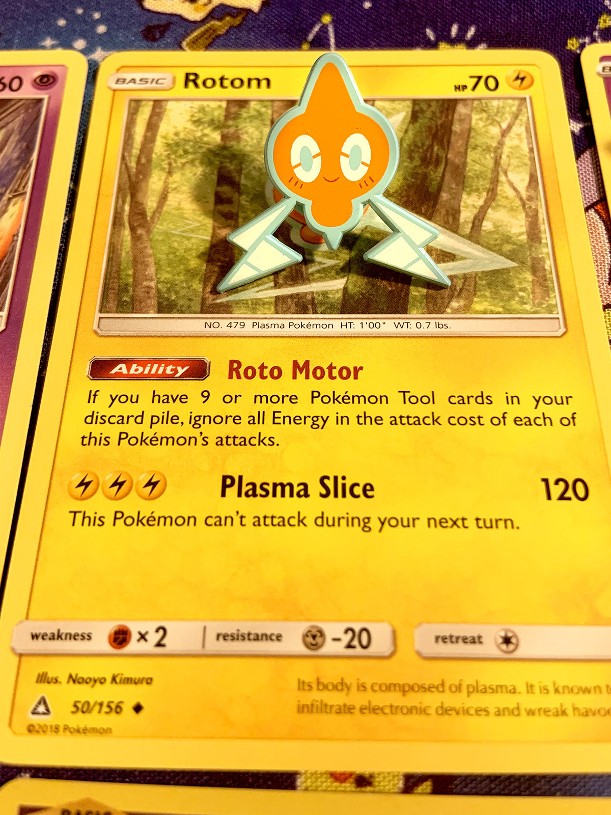 Phantump Dyed Enamel Pin