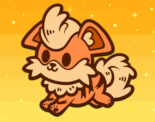 Growlithe Enamel Pin