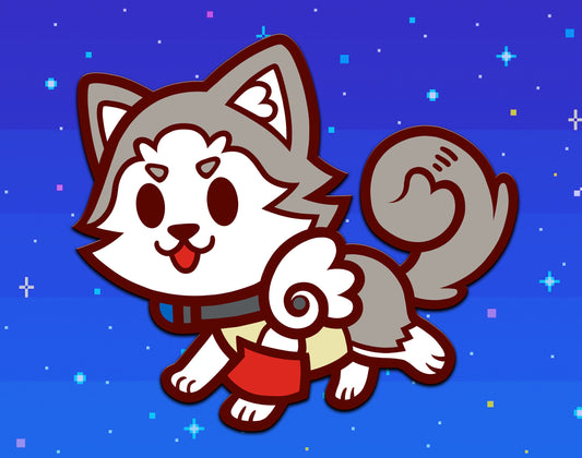 Koromaru Enamel Pin