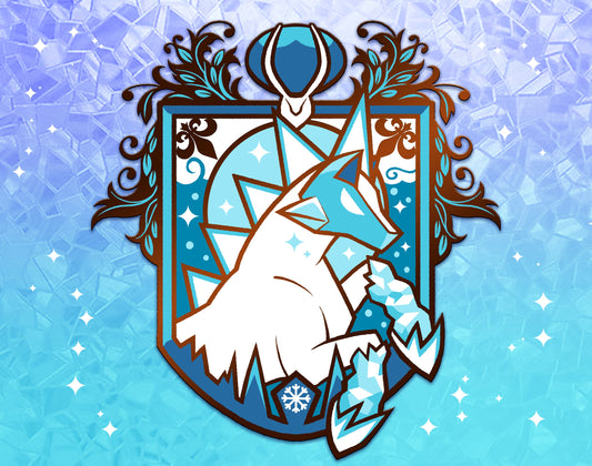 Glastrier Enamel Pin