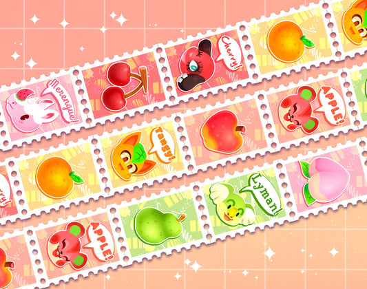 Fruity Friends Stamp Washi Tape
