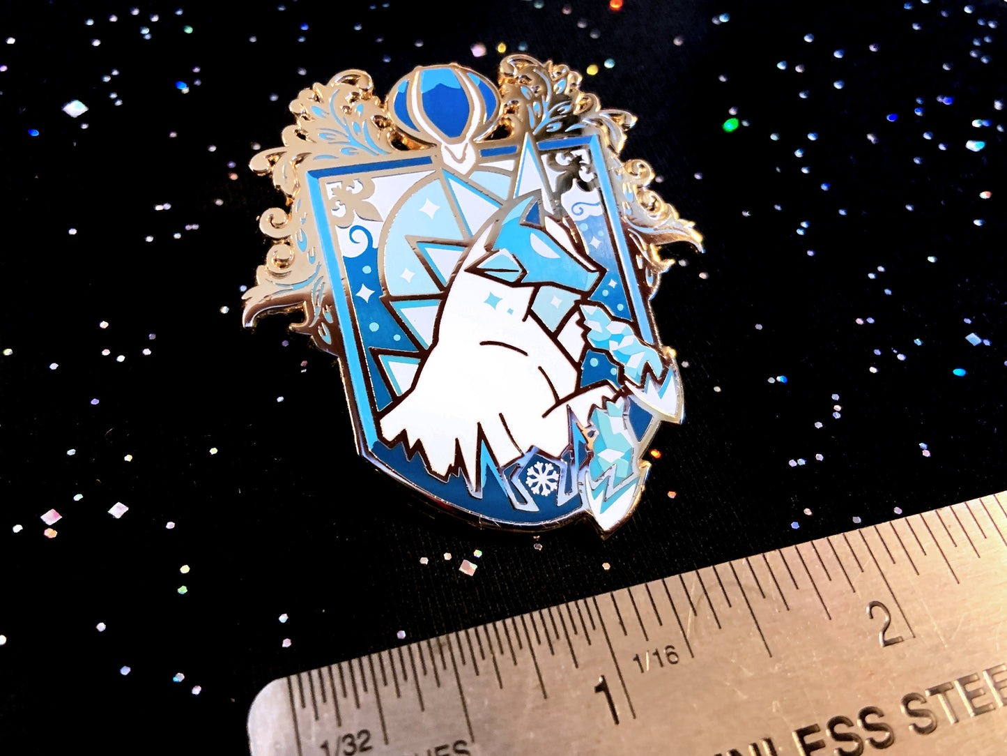 Glastrier Enamel Pin