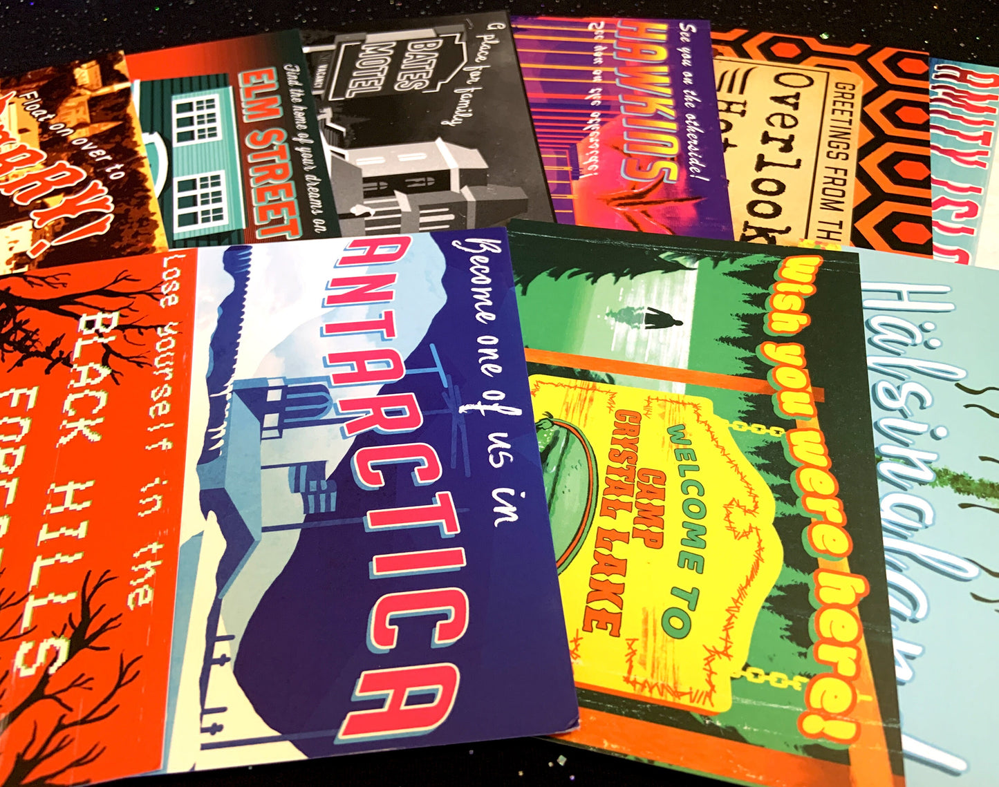 Mix-and-Match Horror Destination Postcards