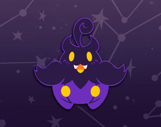 Shiny Pumpkaboo Dyed Enamel Pin