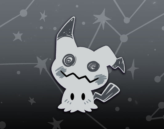 Shiny Mimikyu Dyed Enamel Pin