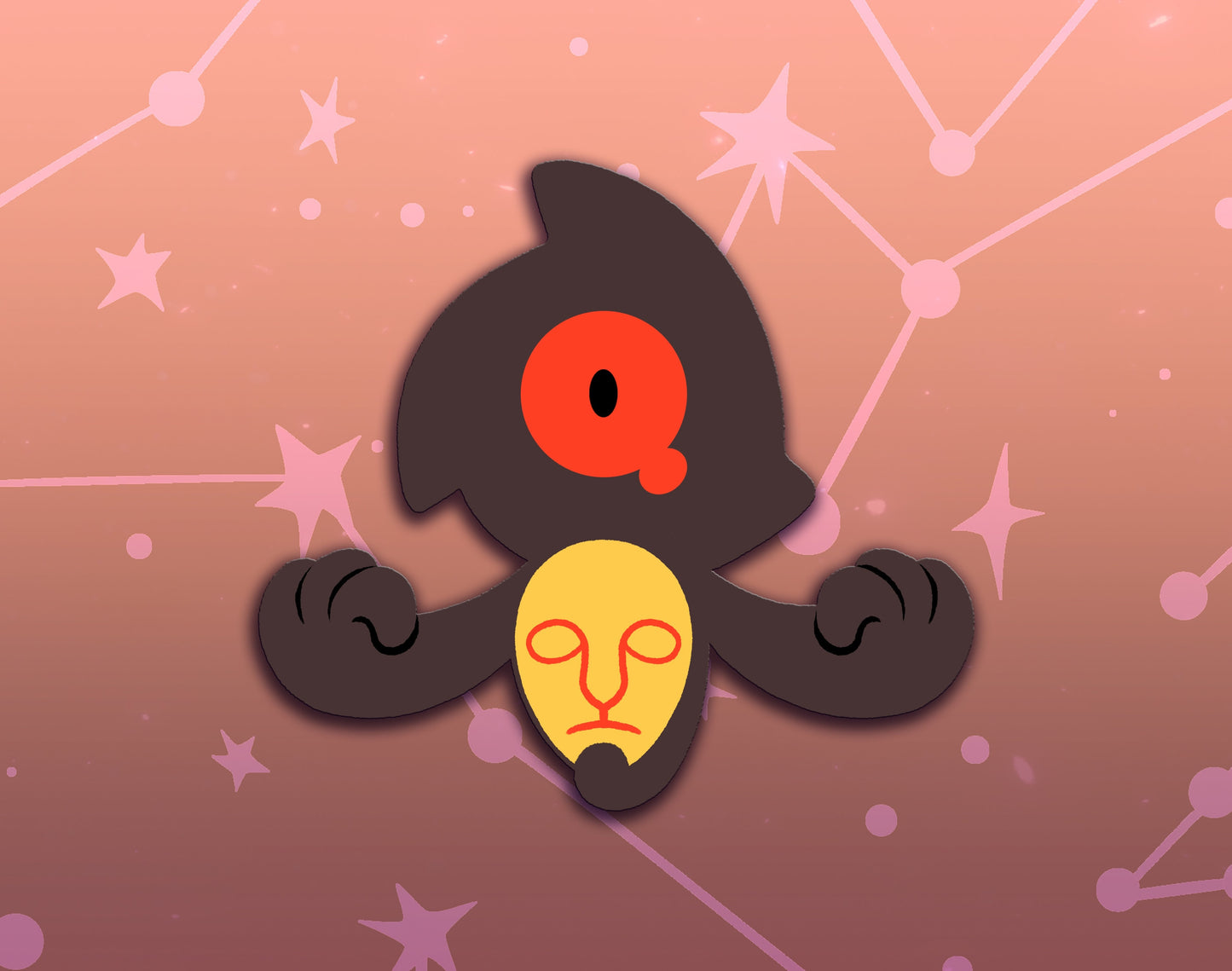 Yanmask Dyed Enamel Pin