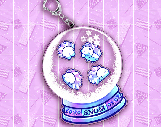 Snomglobe 4" Shaker Charm