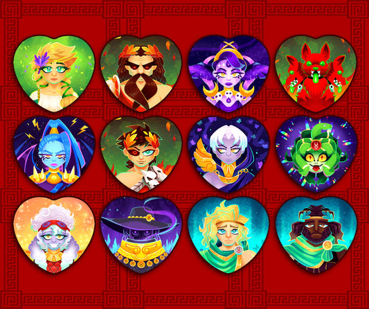 Hades Heart Buttons
