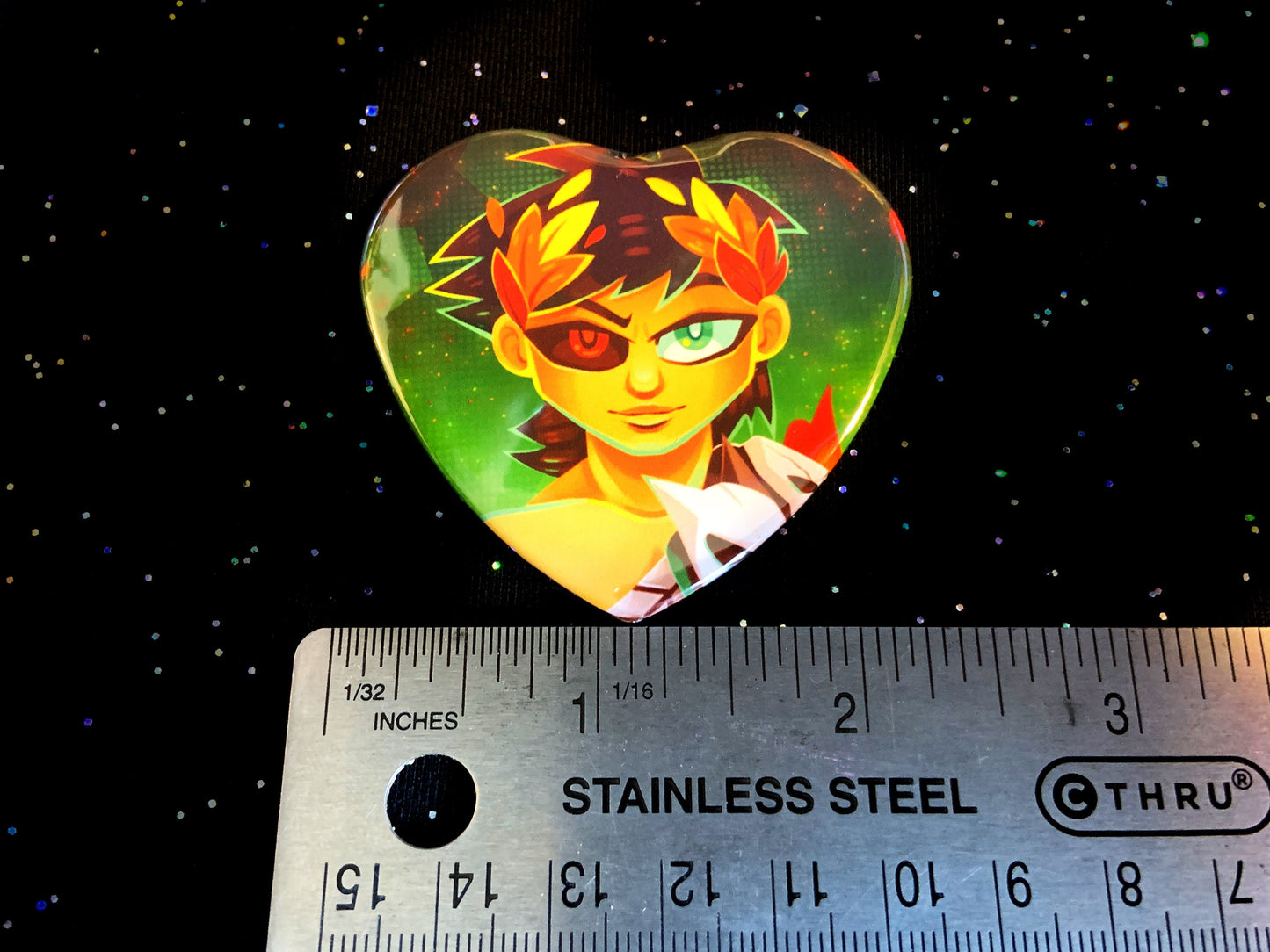 Hades Heart Buttons