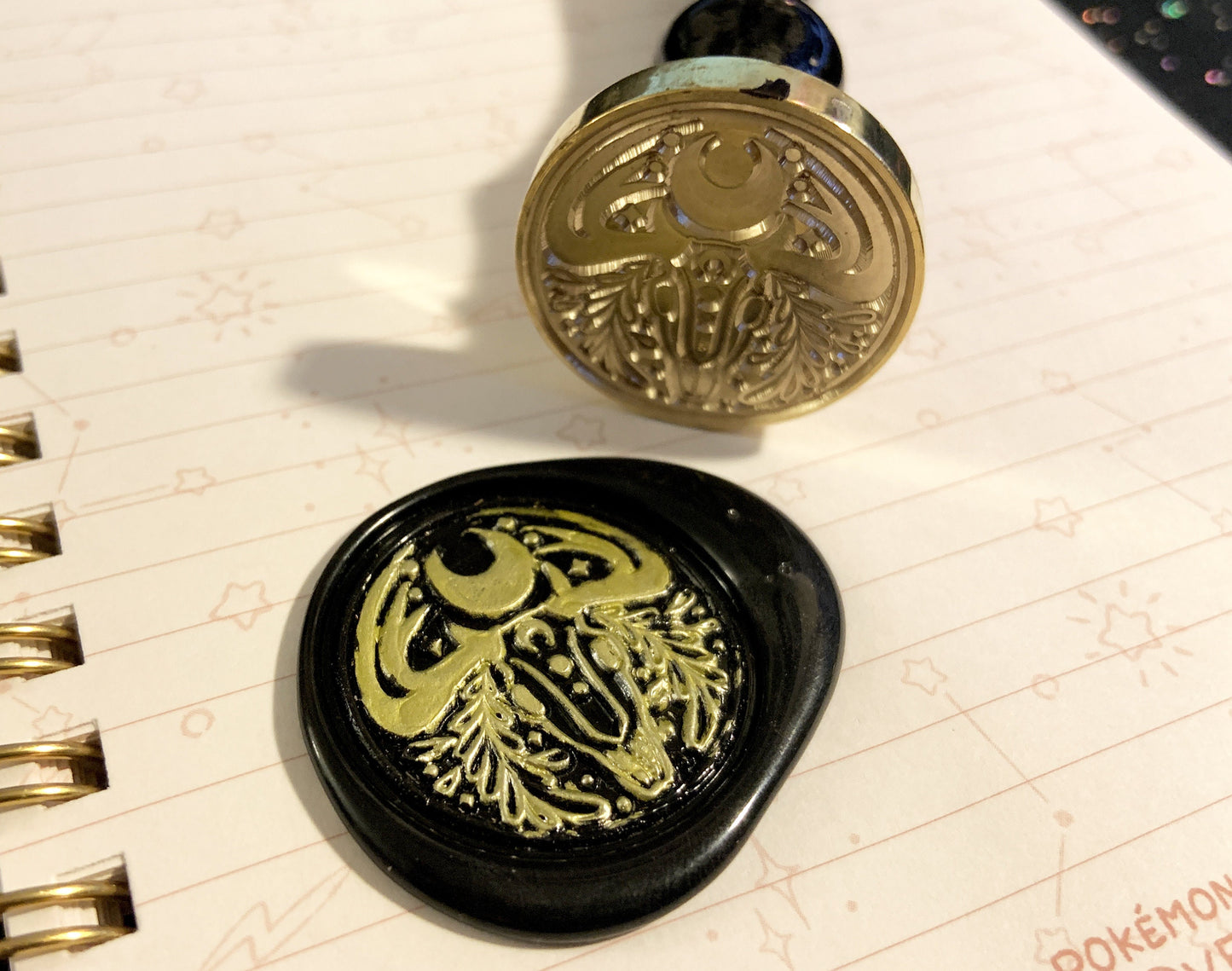 Deer Skull Wax Seal Stamp