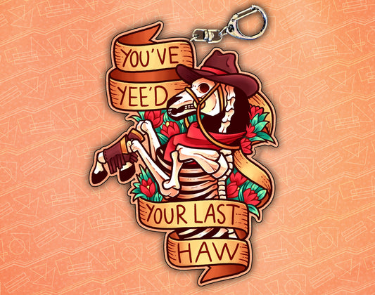 Pale Horse 2.5" Acrylic Charm