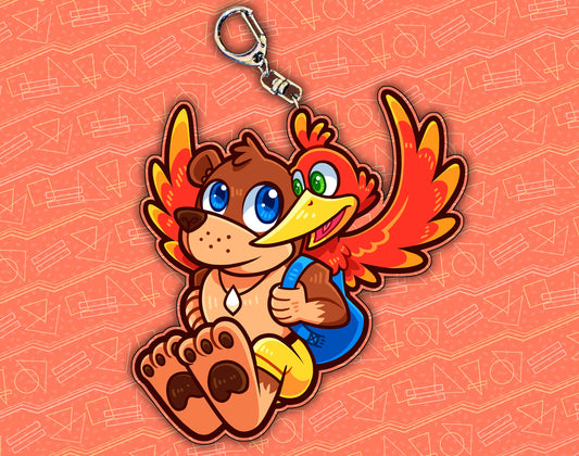 Banjo Kazooie 2.5" Acrylic Charm