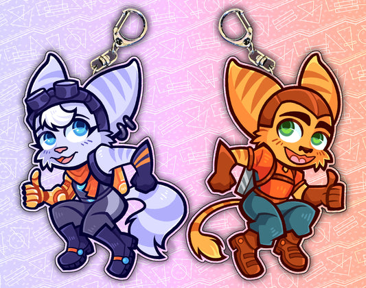 Ratchet & Rivet 2.5" Acrylic Charms
