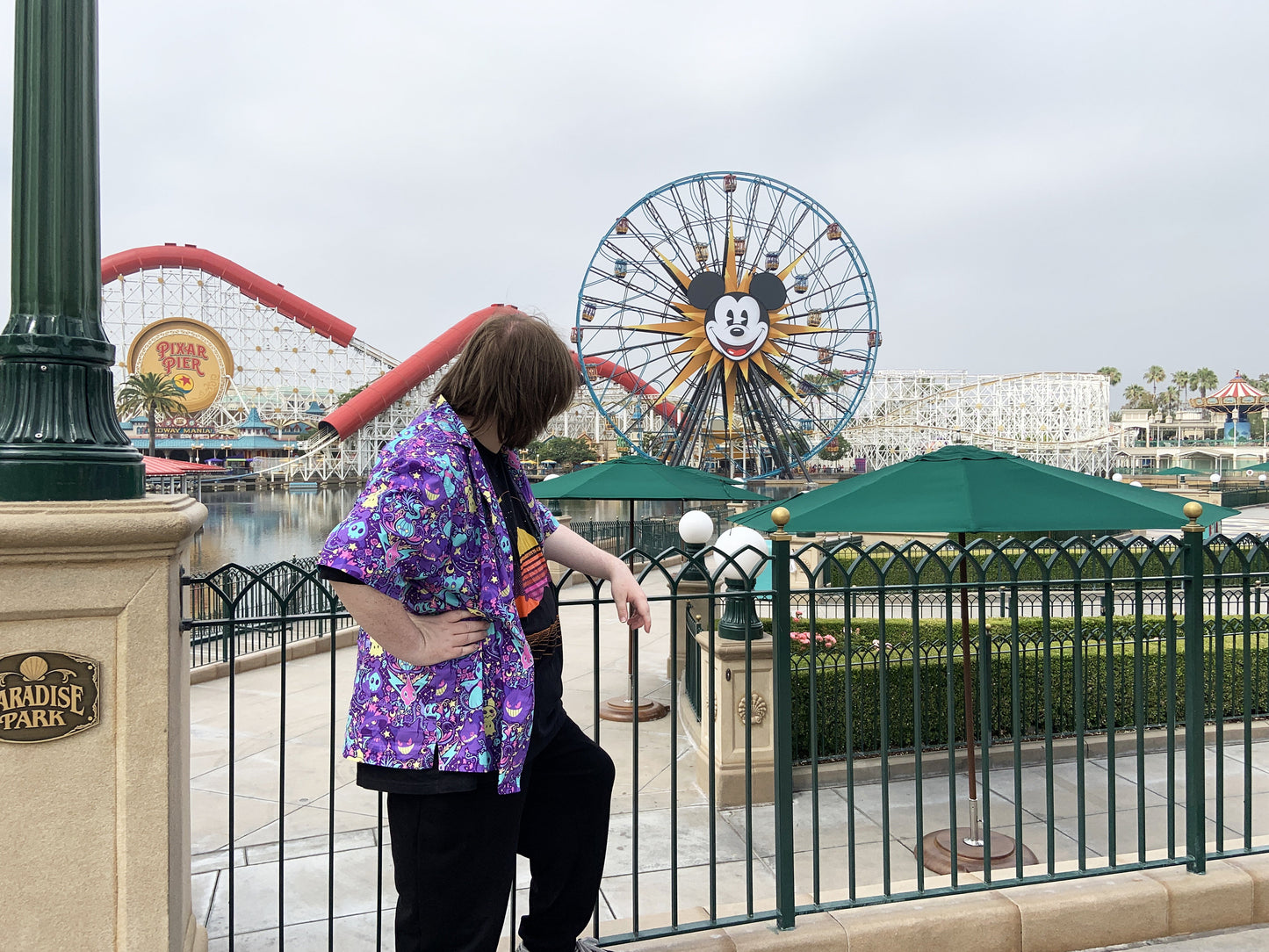 Asexual Pride Button Up Shirt