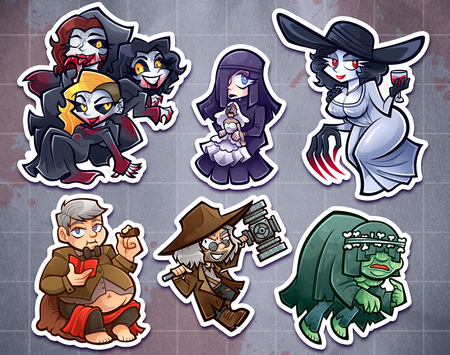 Resident Evil 8 Stickers