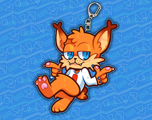 Bubsy 2.5" Acrylic Charm