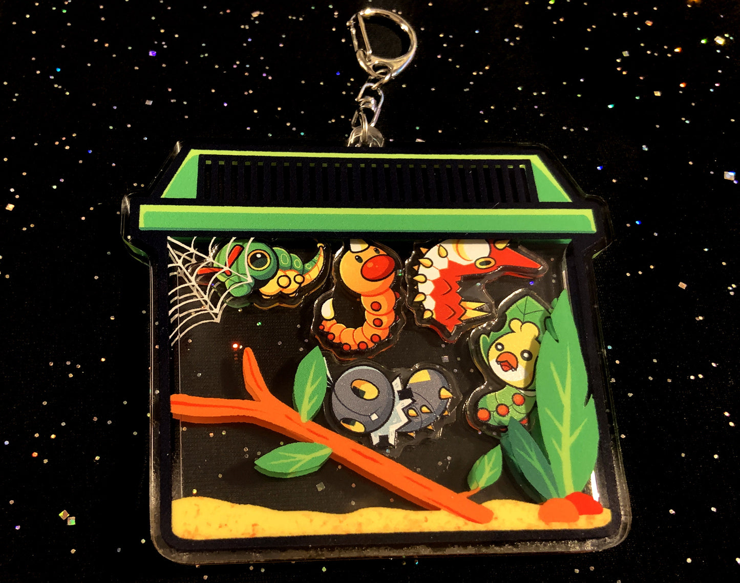 Bug Catcher 4" Shaker Charm